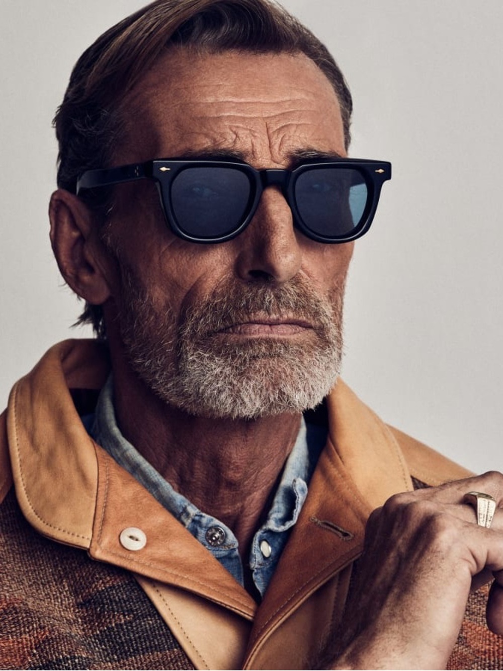 Jacques Marie Mage Vendome - Black Frames Blue Lenses - No Signs of Wear
